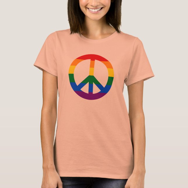 LGBT-Flaggen-T - Shirt (Vorderseite)