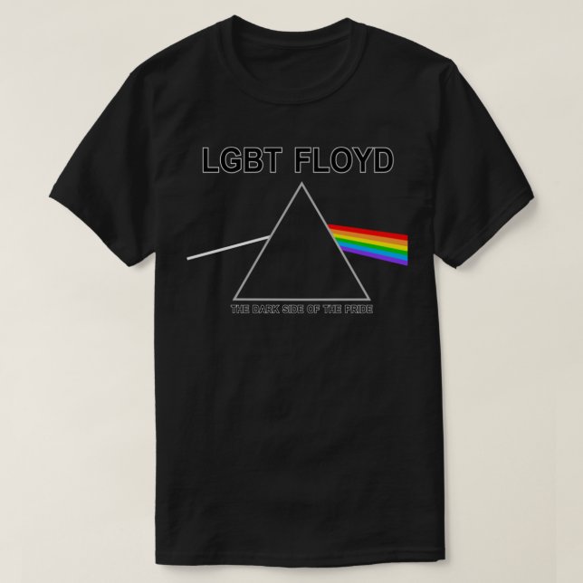 LGBT FLOYD, dunkle Seite des T - Shirt (Design vorne)