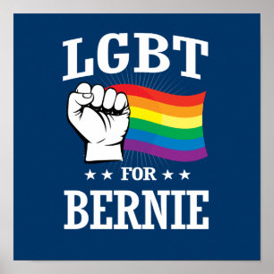 LGBT FÜR BERNIE SANDERS POSTER
