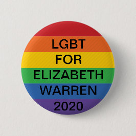 LGBT für Elizabeth Warren Präsident 2020 Button