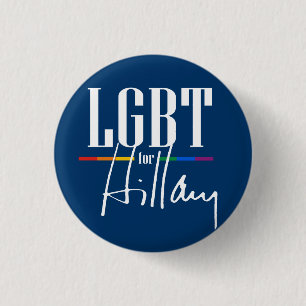 LGBT FÜR HILLARY BUTTON