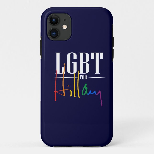 LGBT FÜR HILLARY Case-Mate iPhone HÜLLE (Rückseite)