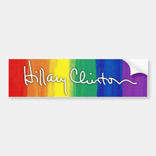 LGBT für Hillary Clinton Autoaufkleber