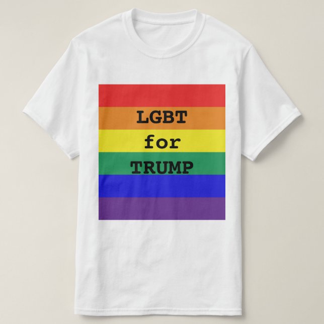 LGBT für TRUMP T-Shirt (Design vorne)