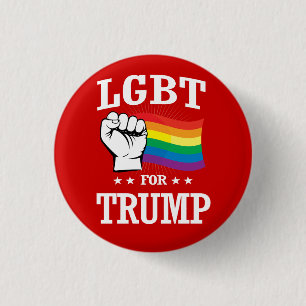 LGBT FÜR TRUMPF BUTTON