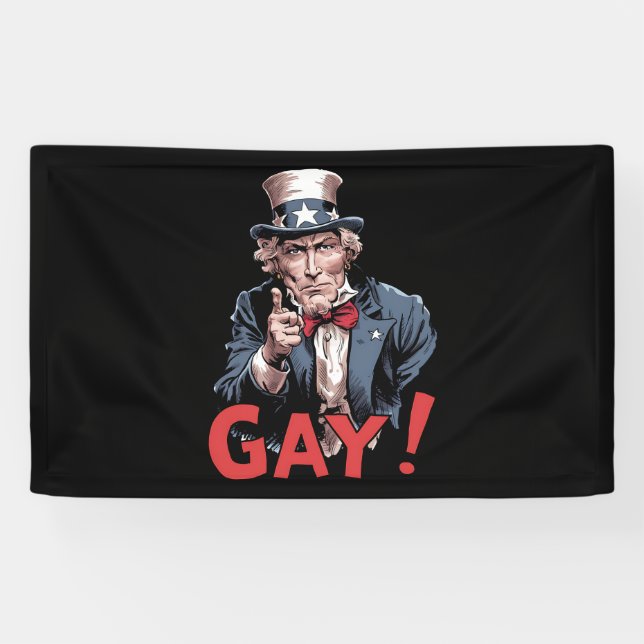 LGBT Gay Ally Pride Monat Funny Banner (Horizontal)