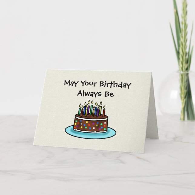 LGBT Gay Birthday Card zum Anpassen Karte (Vorderseite)