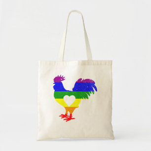 LGBT Gay Chicken Flag Rainbow LGBTQ Le Tragetasche