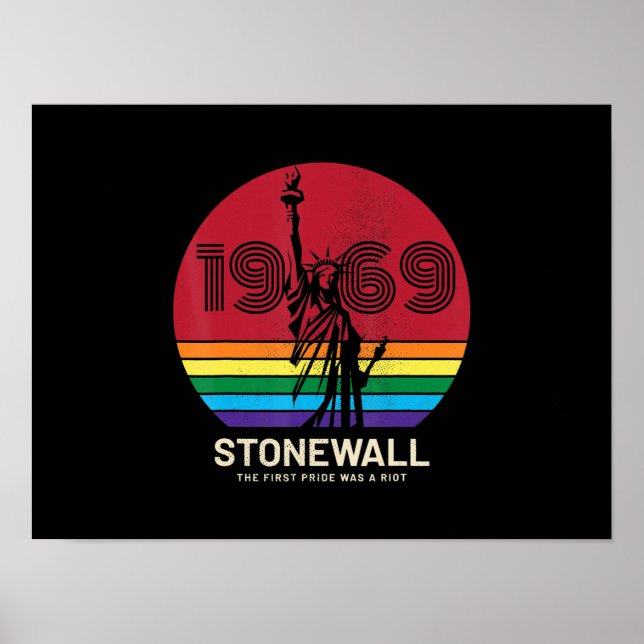 Lgbt Gay Lesbian Pride 52. Jubiläum Stonewall Poster (Vorne)