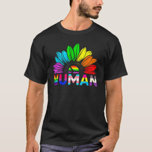 LGBT-Gay Pride der menschlichen Sonnenblume, LGBT T-Shirt