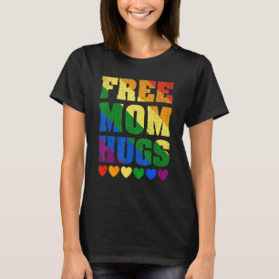 Lgbt Gay Pride Freie Mama Hugs Frauen Apparel T-Shirt