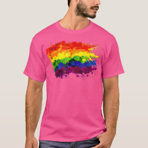 LGBT-Gay Pride - Menschenrechte - Regenbogenflagge T-Shirt