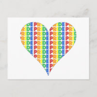 LGBT Gay Pride Monat Feier Rainbow Herz