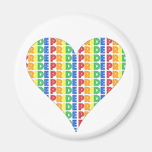 LGBT Gay Pride Monat Feier Regenbogen Buchstaben Magnet
