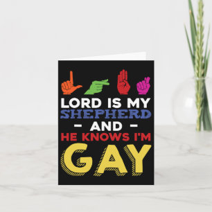 LGBt Gay Pride Monat Gebärdensprache Q Karte