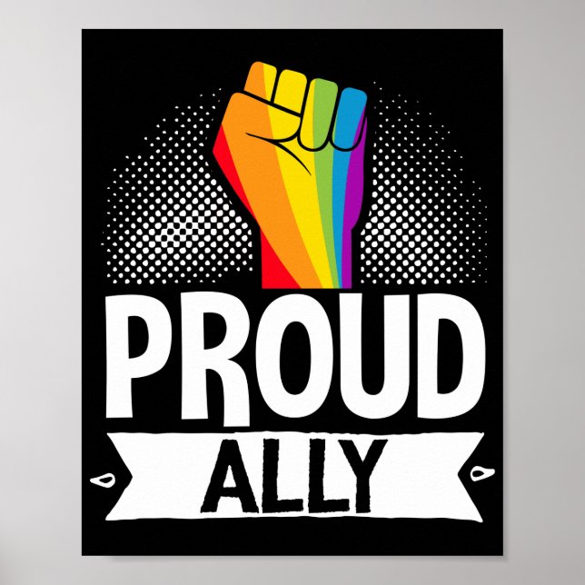 LGBT Gay Pride Monat Proud-Allianz Fieber Poster (Vorne)