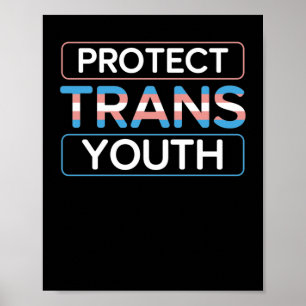 LGBT Gay Pride Monat Schutz Trans Jugend Poster