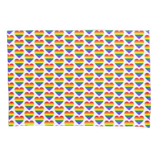 LGBT Gay Pride Rainbow Herzmuster Kissenbezug