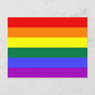 LGBT Gay Pride Rainbow Postkarte