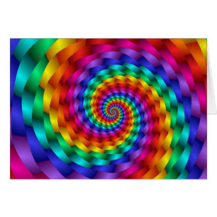 LGBT Gay Pride Rainbow Spiral Fraktal Infinity