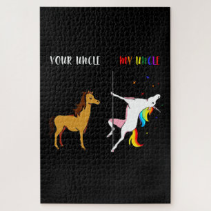 LGBT-Gay Pride-Regenbogen-Flag Eigenes Geschenk Puzzle