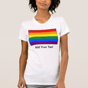 LGBT Gay Pride-Regenbogen-Flagge T-Shirt