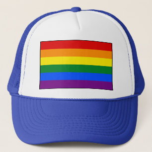 LGBT Gay Pride-Regenbogen-Flagge Truckerkappe