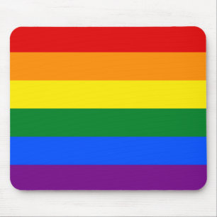 LGBT Gay Pride-Regenbogen-Flaggen-Streifen Mousepad