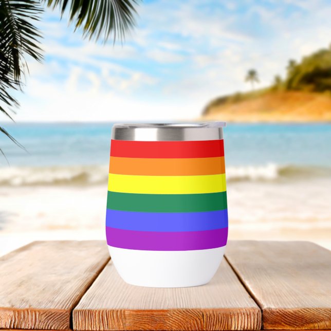 LGBT-Gay Pride-Regenbogenflagge (Strand)