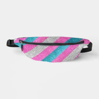 LGBT Gay Pride Trans Proud Glitzer Glam Luxury Bauchtasche