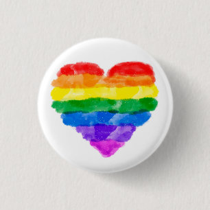 lgbt Gay Prideherz-Flaggenfeminist widerstehen Button