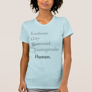 LGBT Gleichheit - Gay Pride-Shirt (kein hinteres T-Shirt