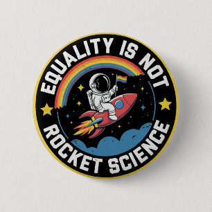 LGBT-Gleichheit ist keine Raketenwissenschaft Prid Button