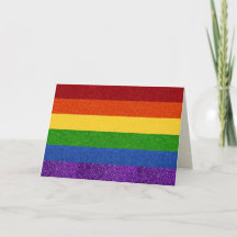 LGBT-Glitzer-Flag-Karte