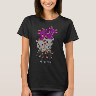 Lgbt Goat Goth Lesbian Flag T-Shirt