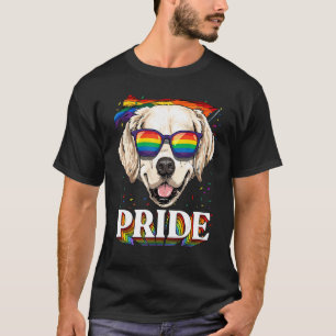 Lgbt Golden Retriever Gay Pride Regenbogenflagge S T-Shirt