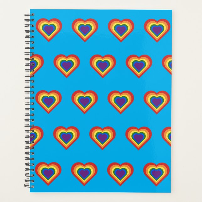 LGBT Hearts Planer (Vorderseite)