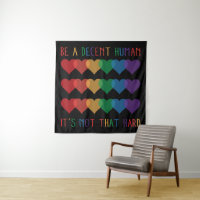 LGBT Herz Retro ein anständiger Mensch ist es nich