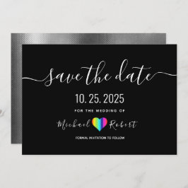 LGBT Hochzeit speichern Save The Date