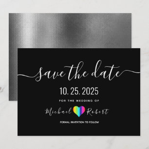 LGBT Hochzeit Termin vormerken Save The Date