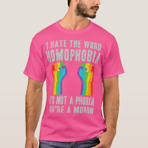LGBT-Homophobie-Design für jeden Schwulen oder Les T-Shirt