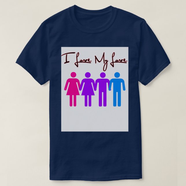 LGBT I Liebe meine Liebe, weil ich weiß, meine Lie T-Shirt (Design vorne)