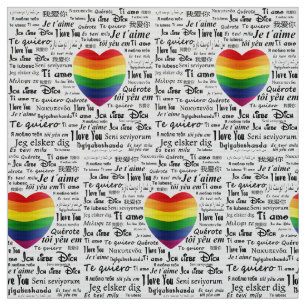 LGBT I Liebe Sie Stoff