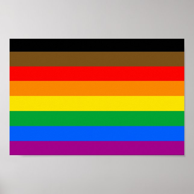 LGBT INKLUSIVE PRIDE (Farbenstolz) Poster (Vorne)