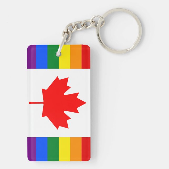 LGBT Kanada Schlüsselanhänger (Rückseite)