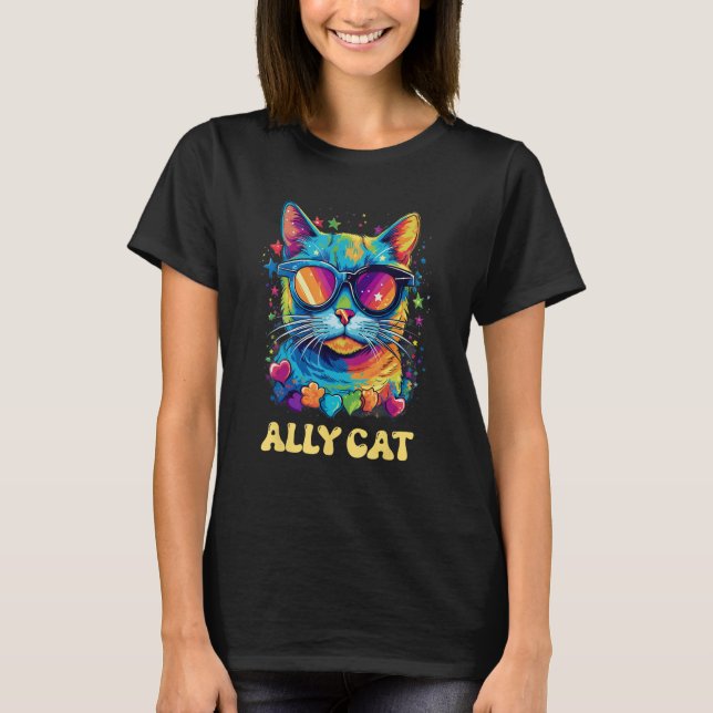 LGBT-Katzen sind nur schwule, schwule, schwule, sc T-Shirt (Vorderseite)