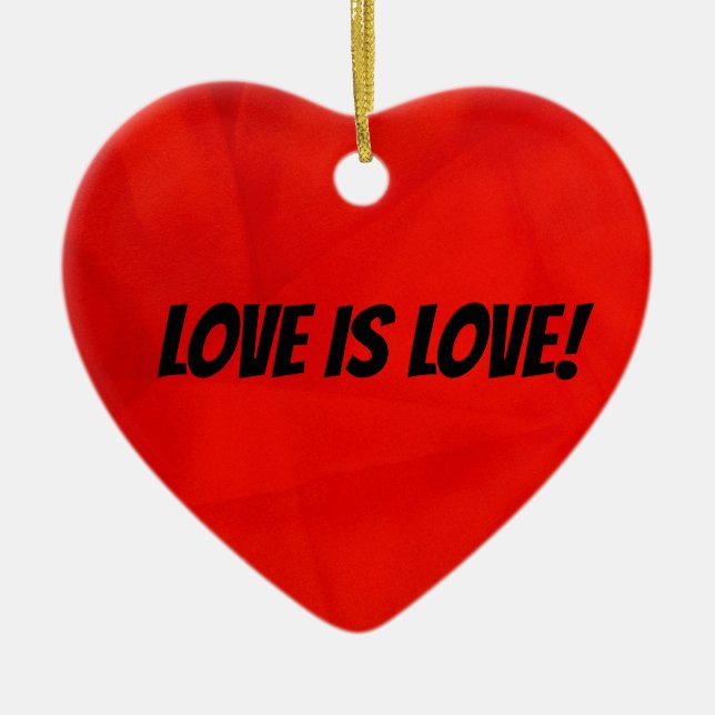 LGBT KERAMIK ORNAMENT (Vorne)