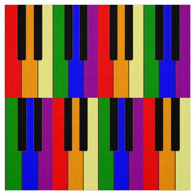 LGBT Klavier-Schlüssel Stoff (Muster)
