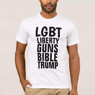 LGBT Konservative GUNS Trump-T - Shirt
