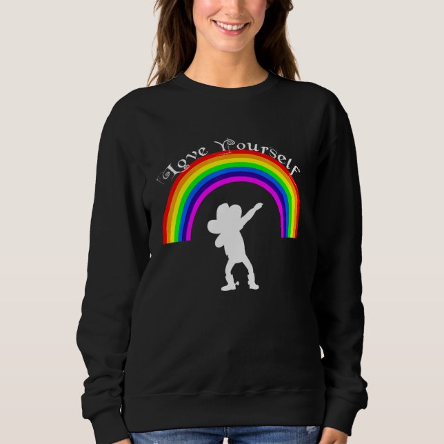 LGBT Lesbian Gay Bisexual Transgender Pride Queer  Sweatshirt (Vorderseite)